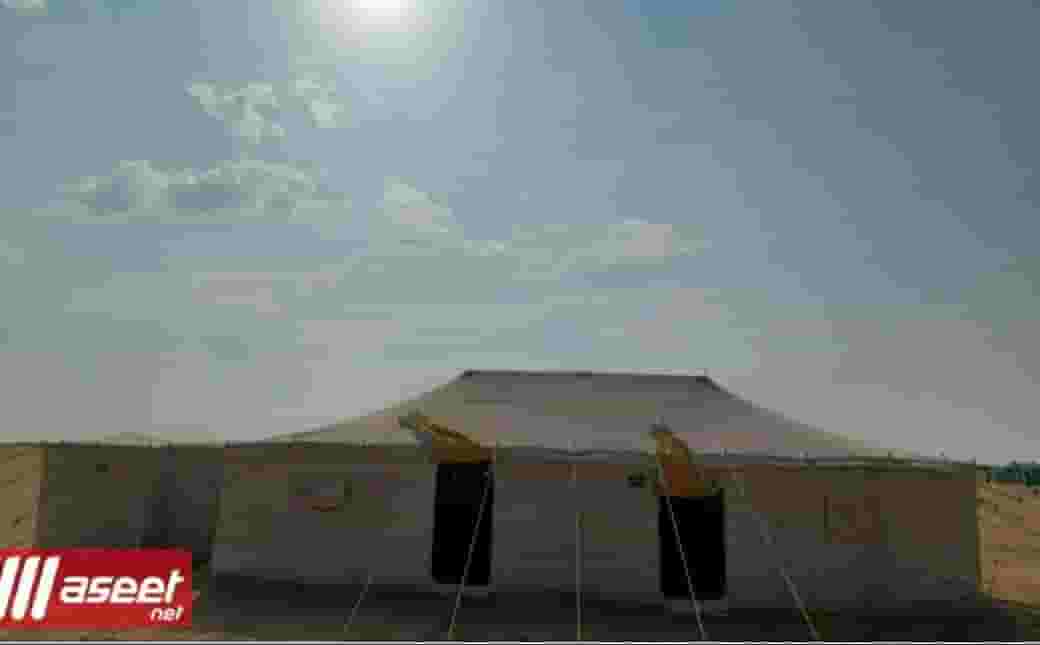  نقل وتركيب المخيمات