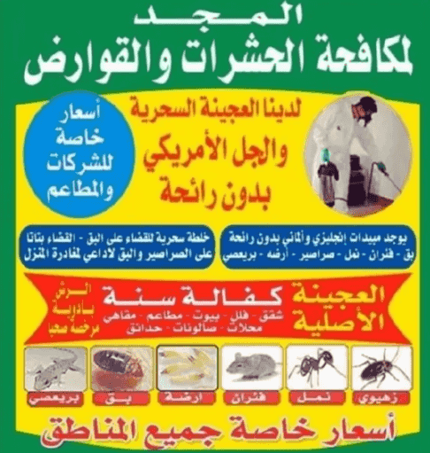 Spraying insects and rodents with a one-year warranty