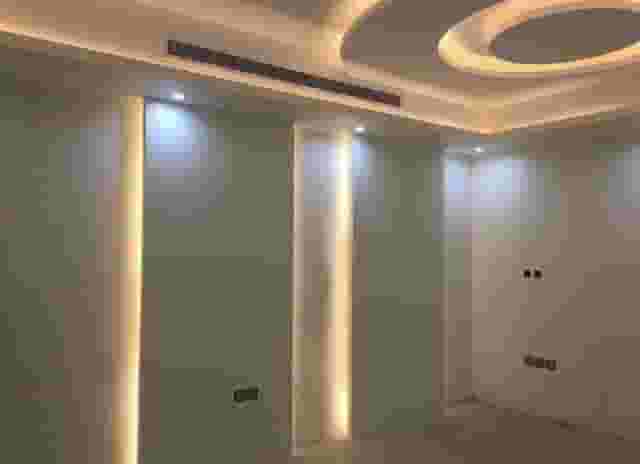 Gypsum board partition