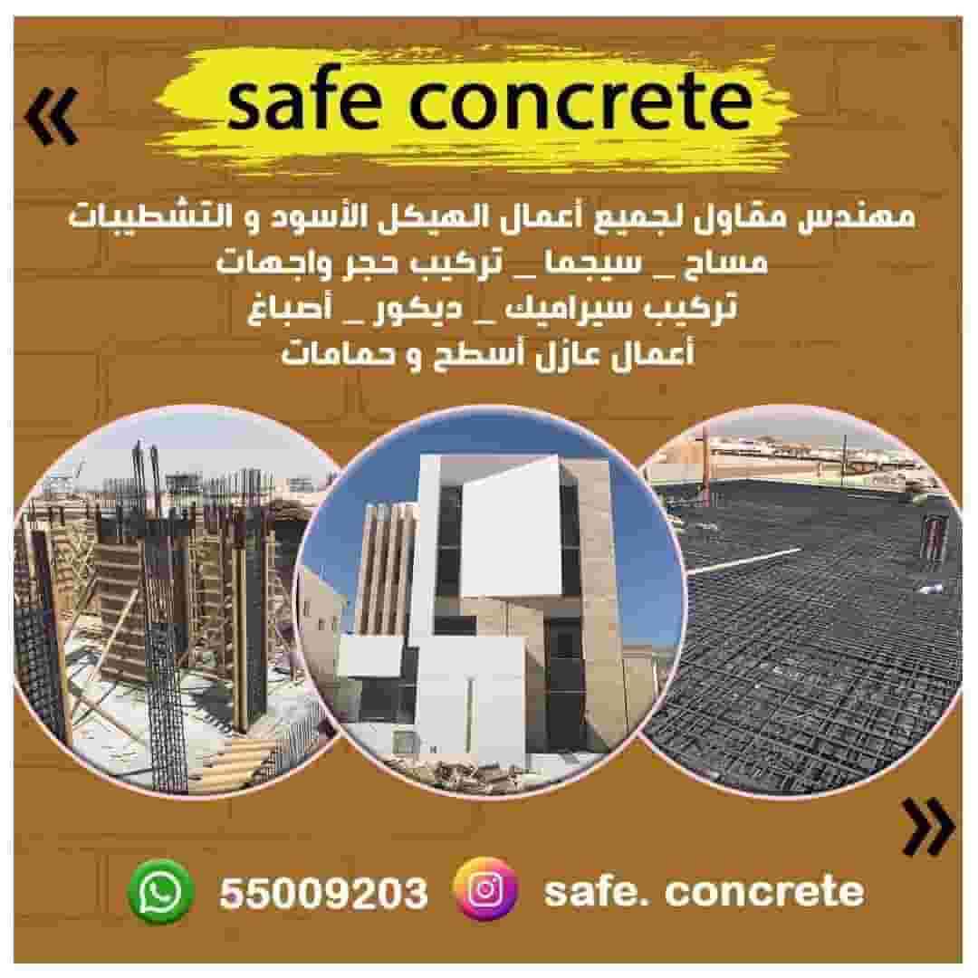 Contractor engineer for all construction works of black structure and finishes
