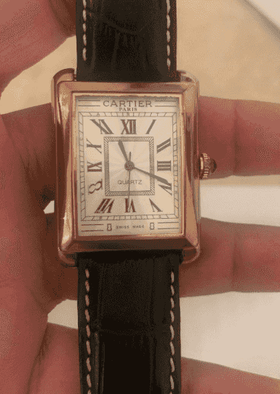 Original Cartier first class watch