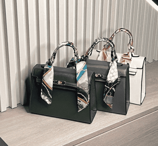 A collection of bags for sale