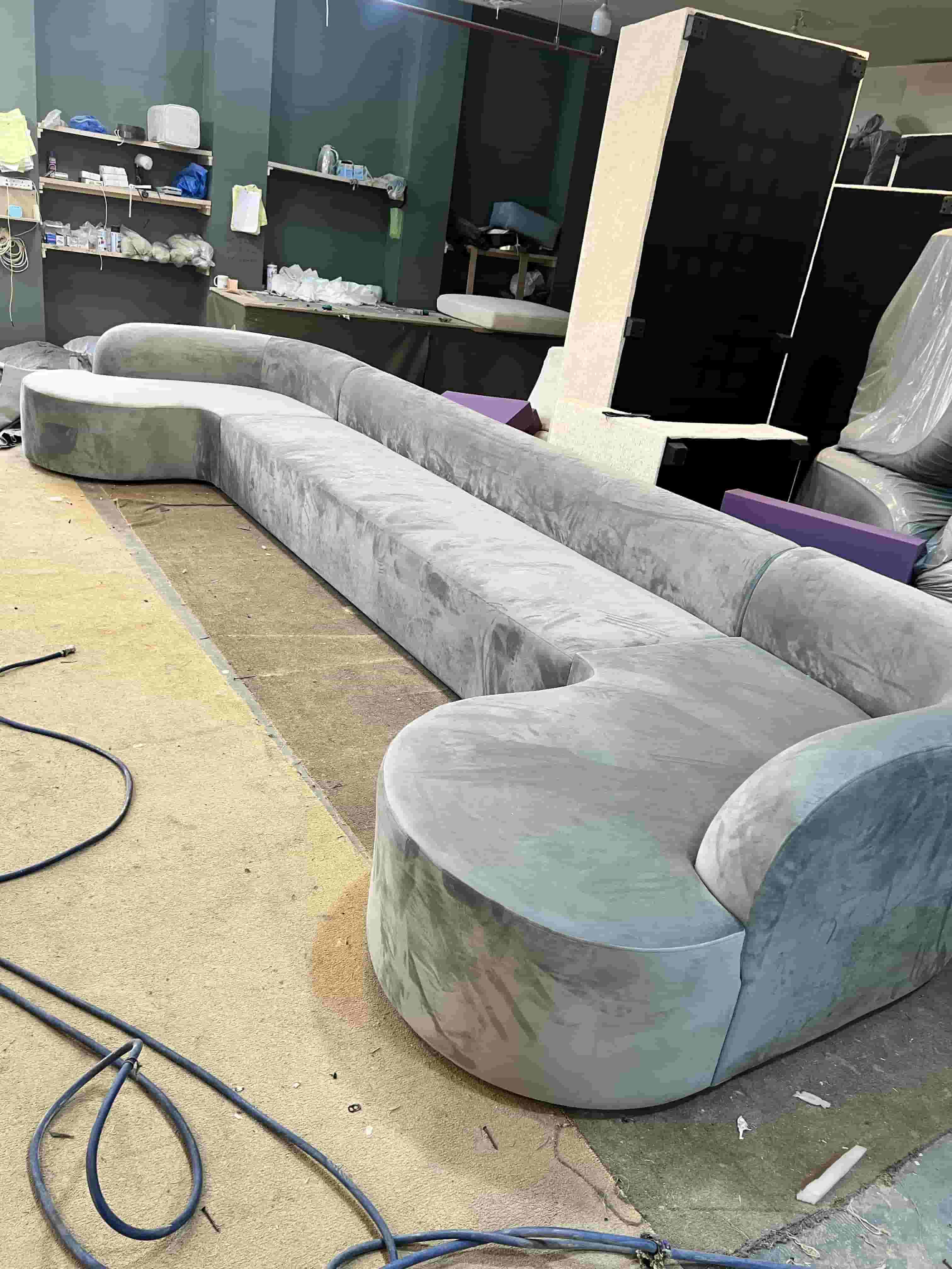 Upholstery and WiFi curtain