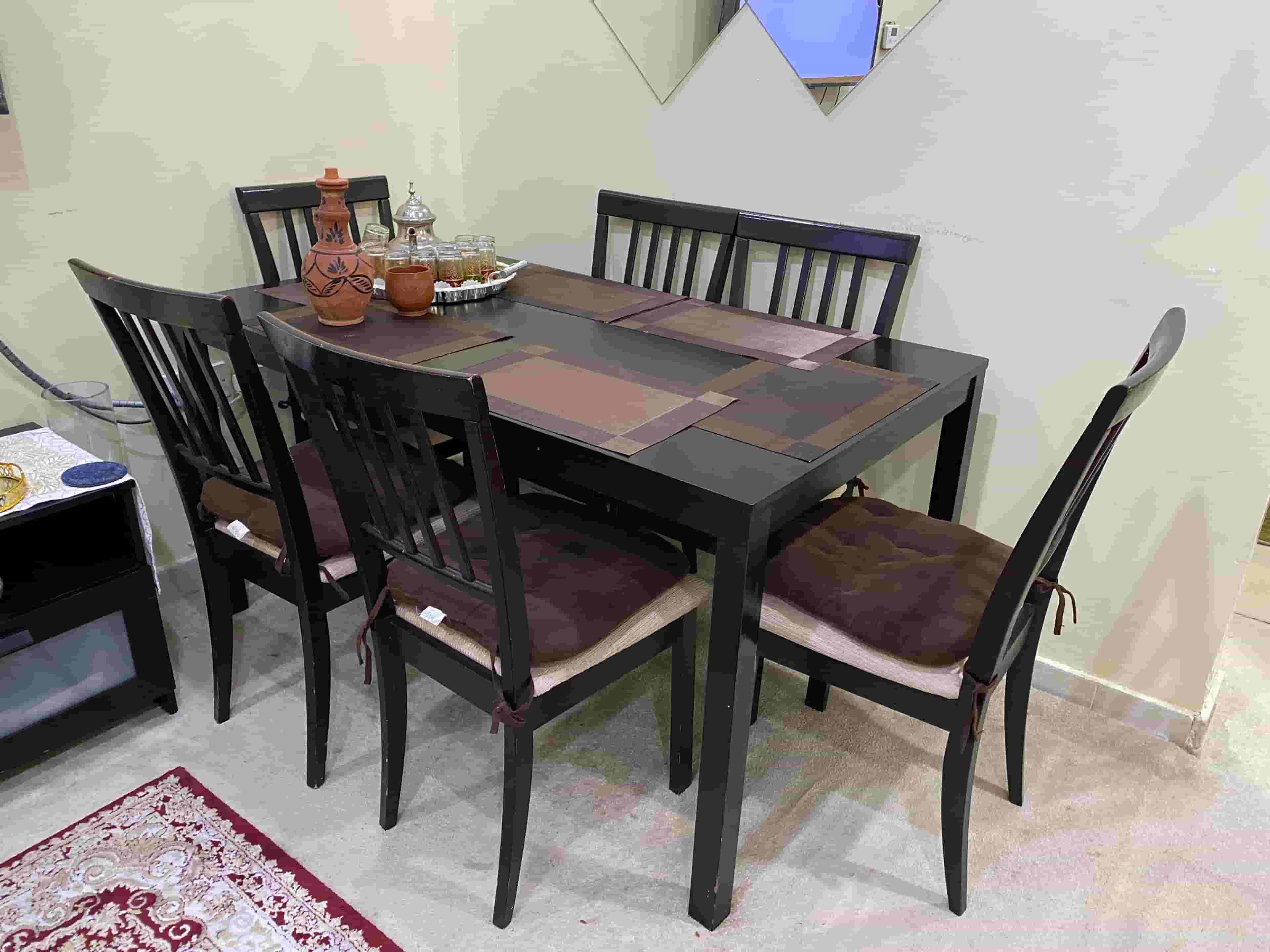 Malaysian dining table