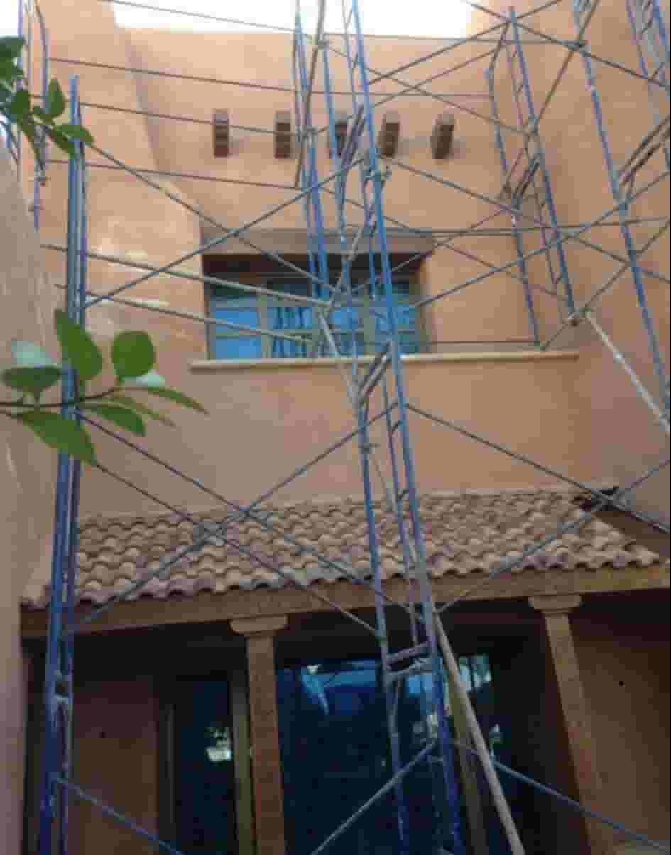  Installation of wooden and iron scaffolds