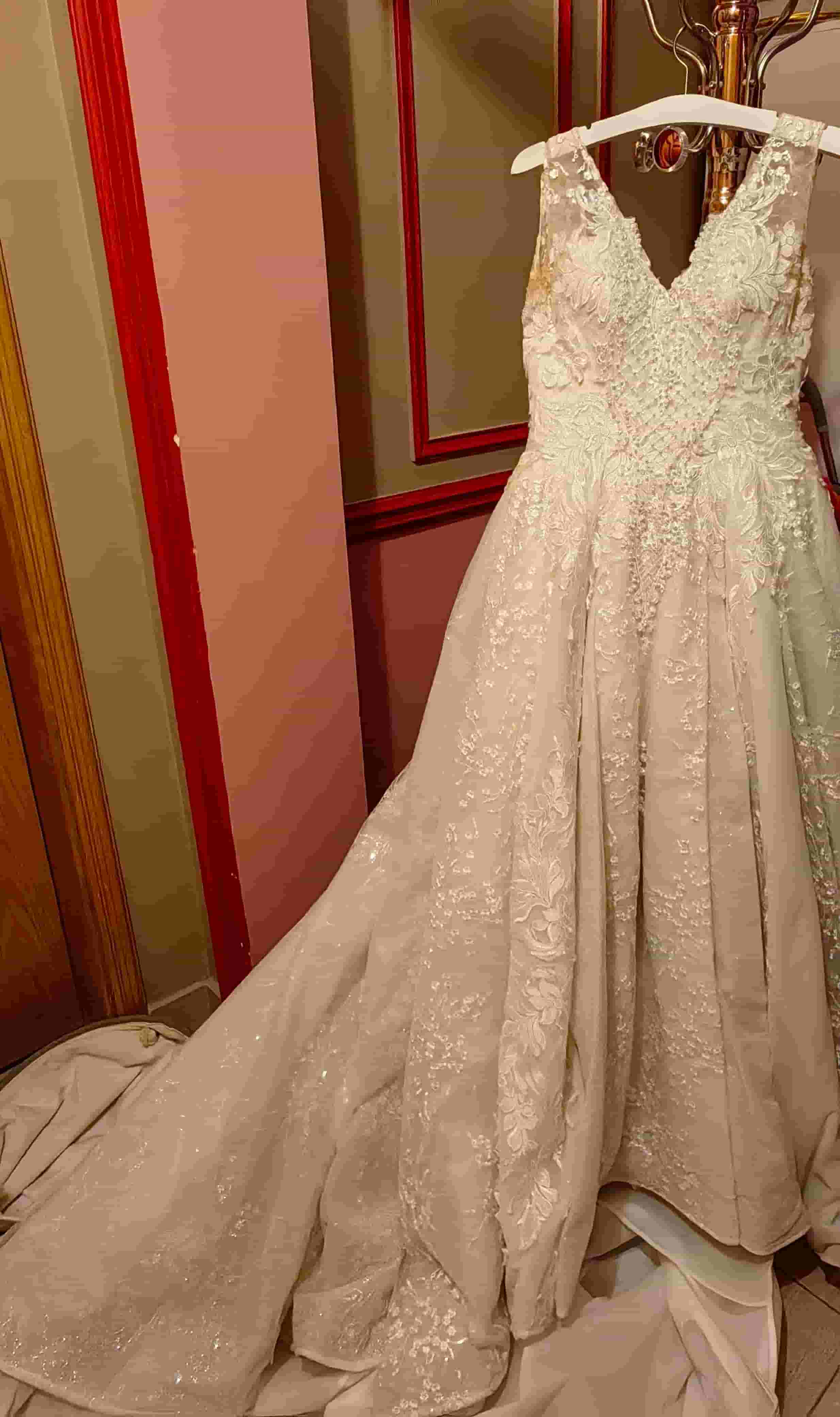 We have a wedding dress alone