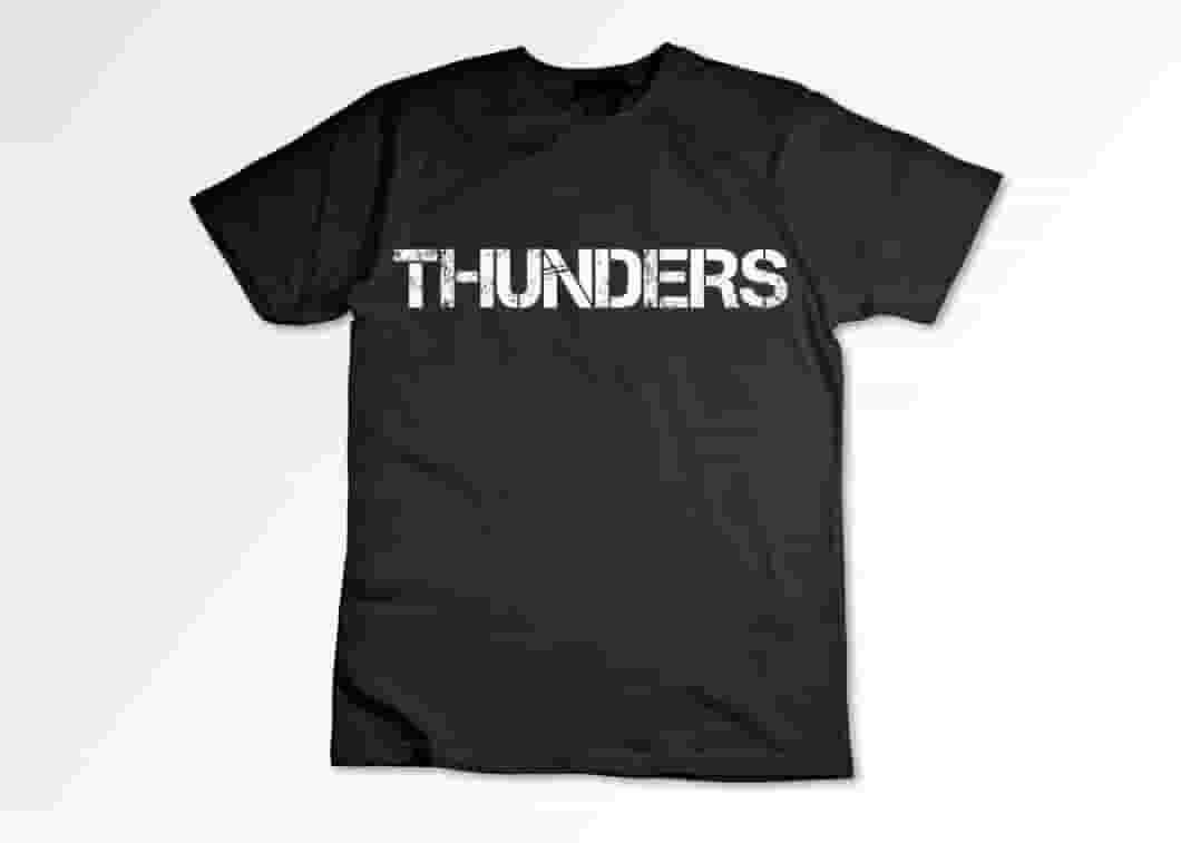 Thunders 100% cotton t-shirt