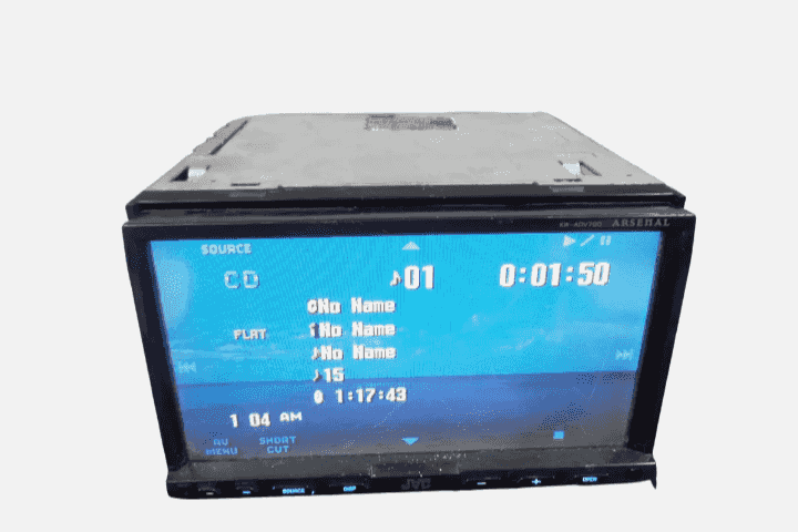JVC car screen with remote control