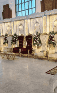 تأجير كراسي وطاولات وزينة لجميع المناسبات
