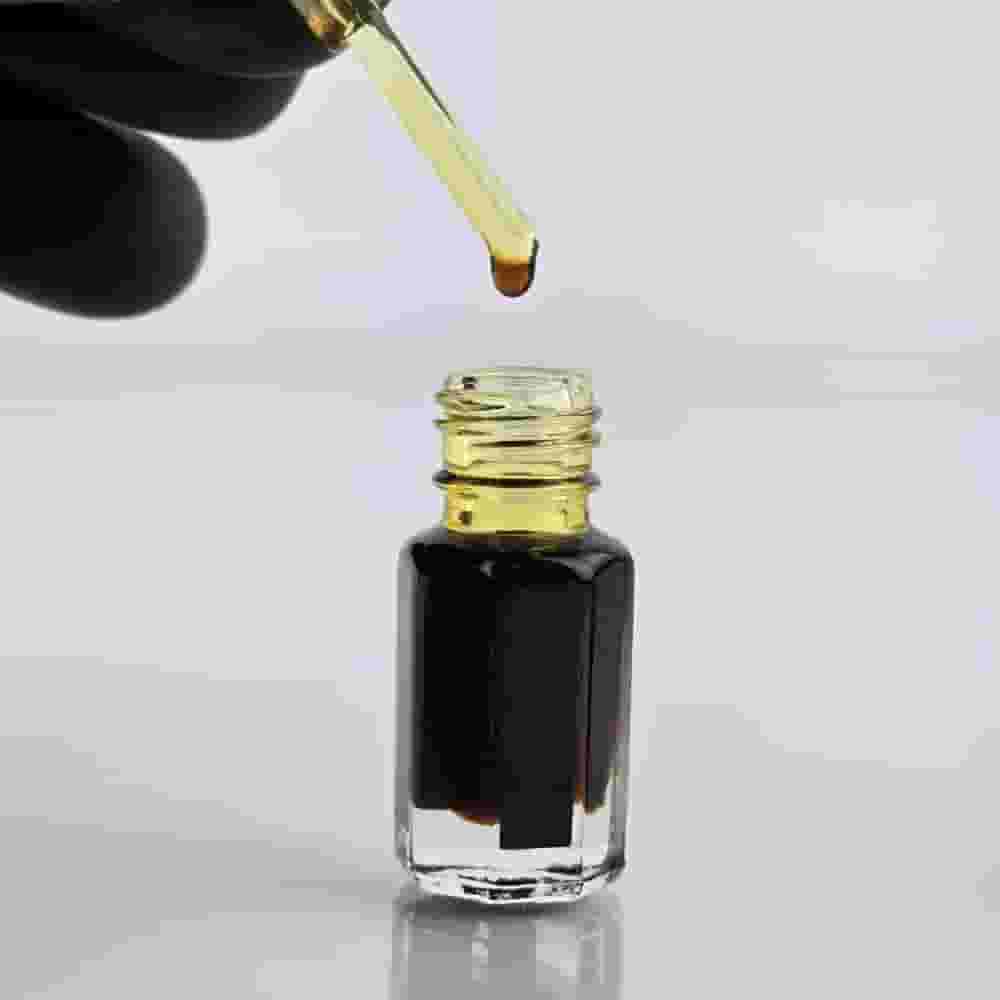 Pure black deer musk