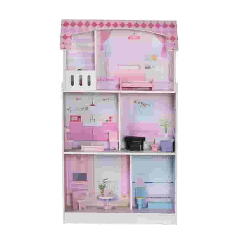wooden dollhouse