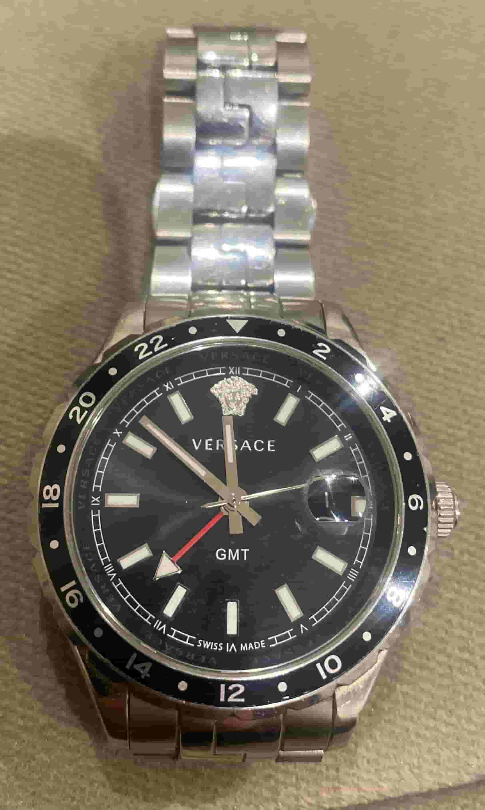 Versace Helenium GMT watch for men