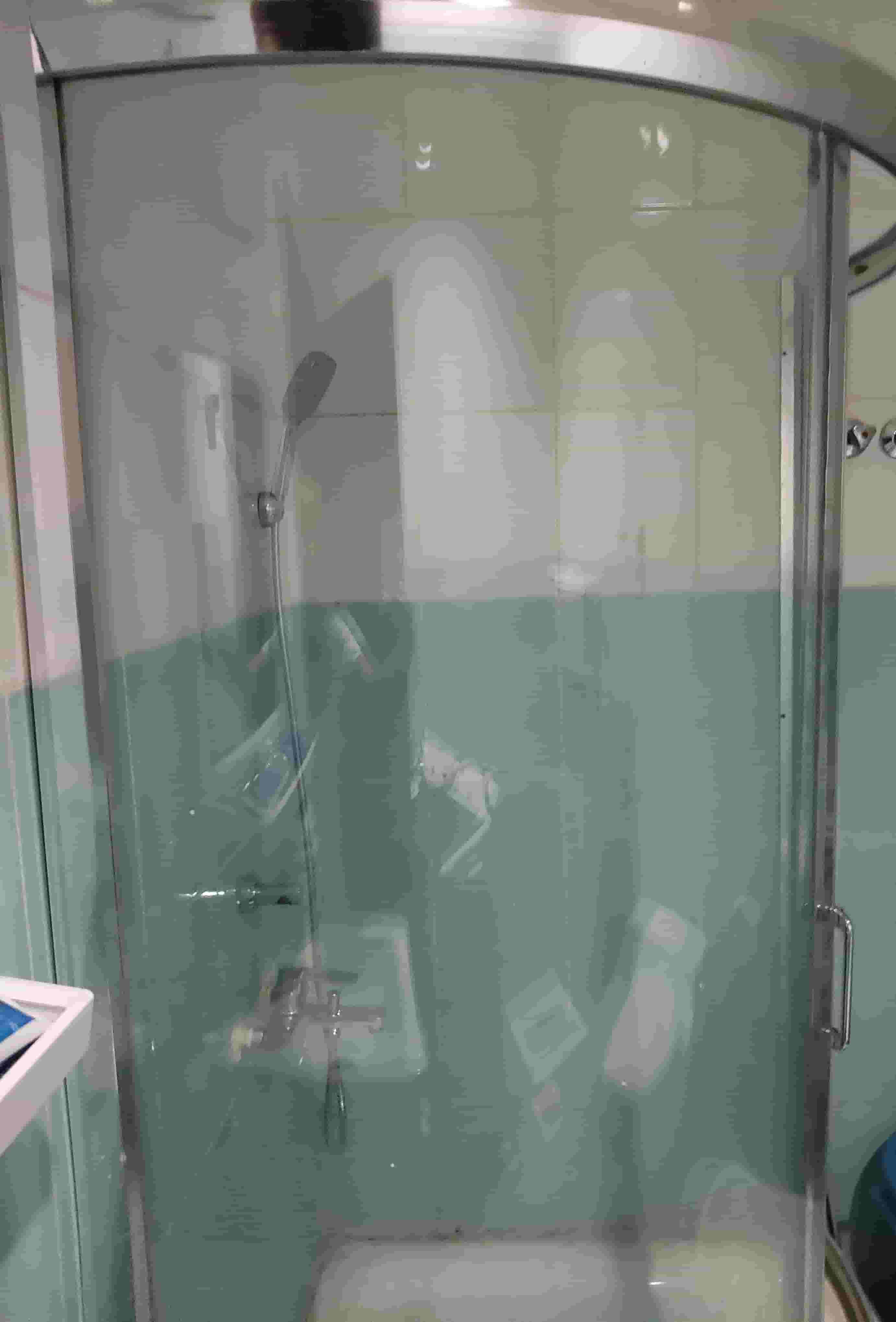 For sale a new shower box in cardboard