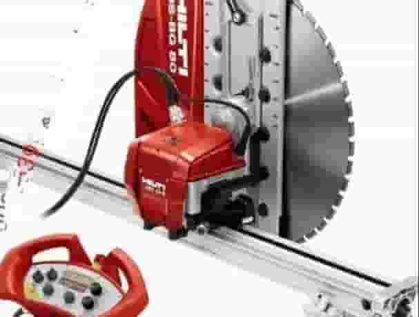 Laser cutting of concrete and core holes