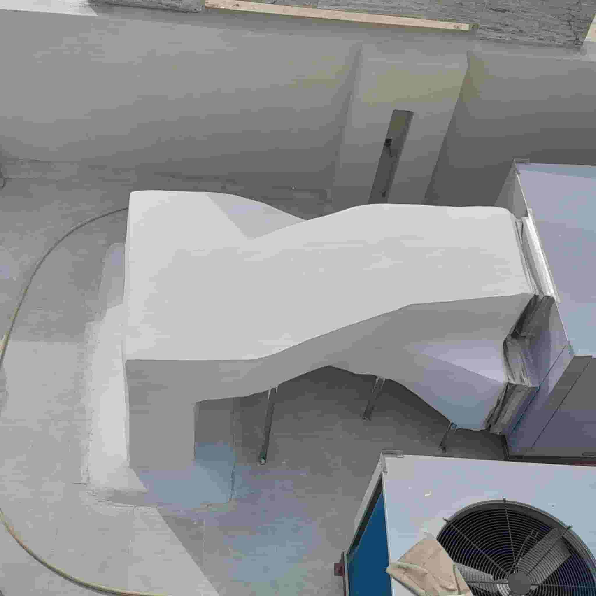 Central air conditioning insulation