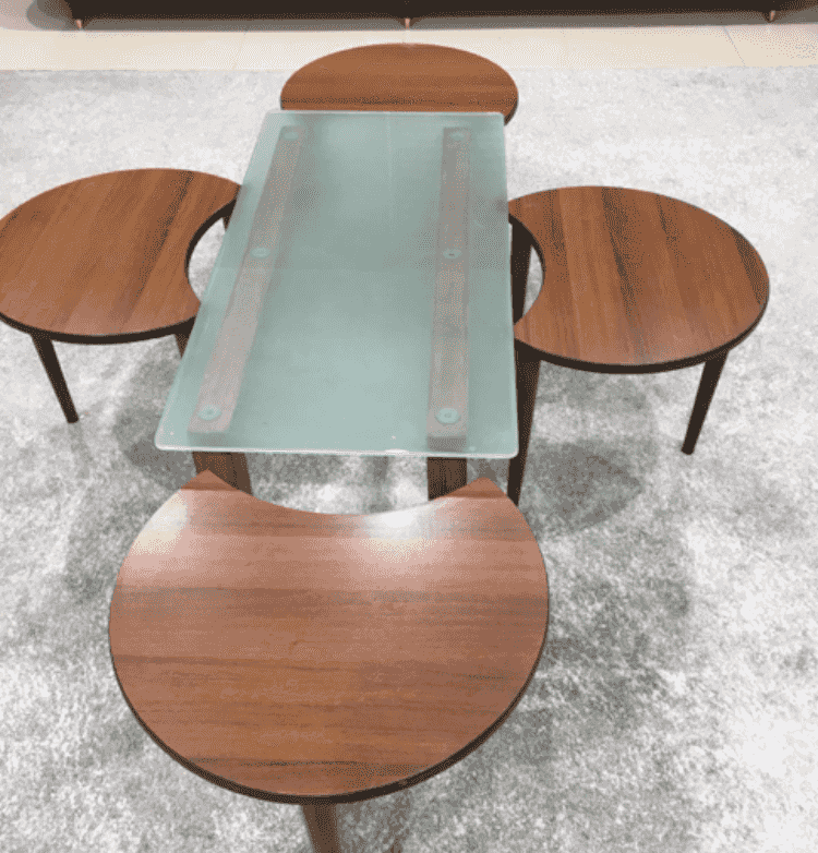 For sale a set of very clean serving tables