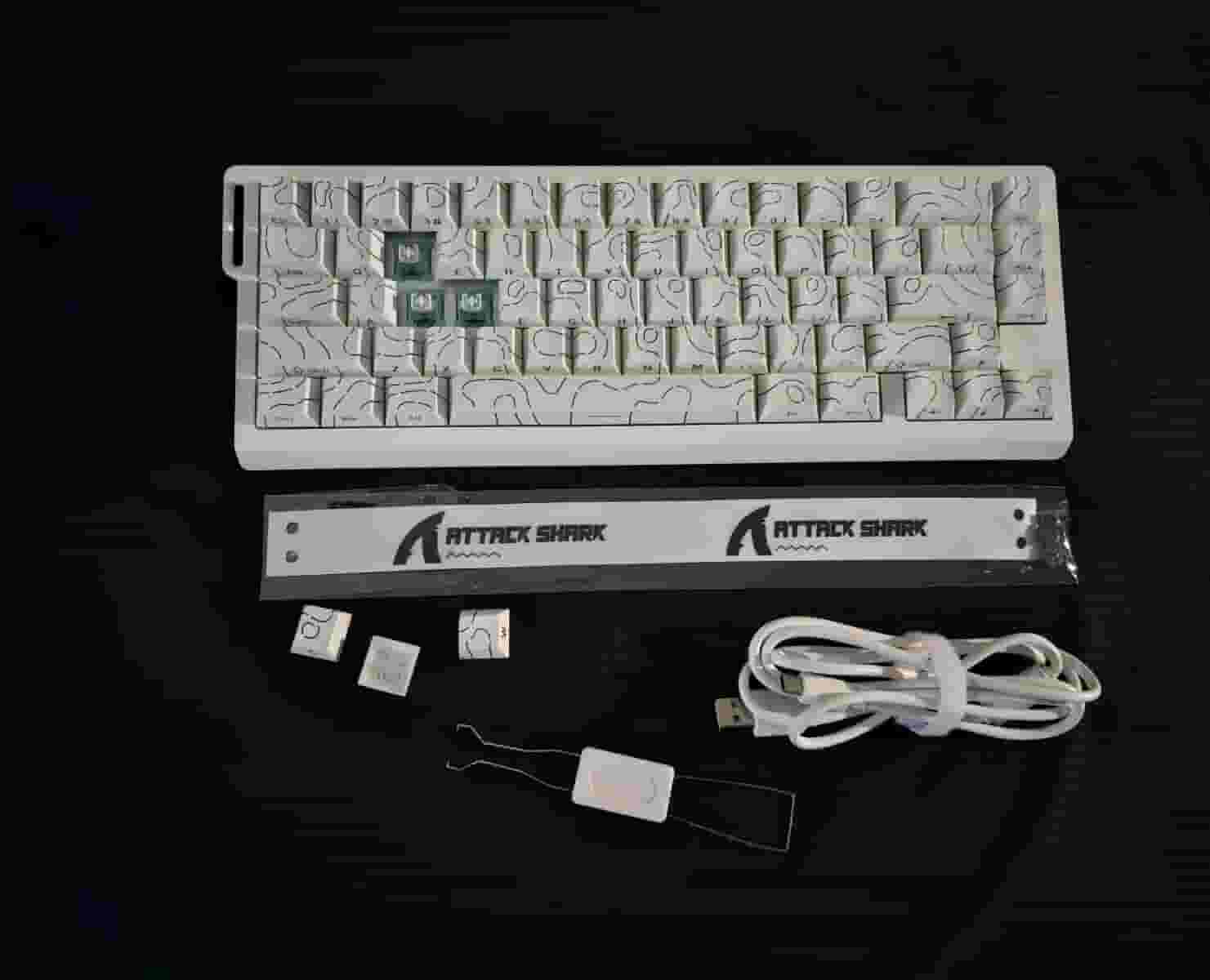 Attack Shark x68 he keyboard