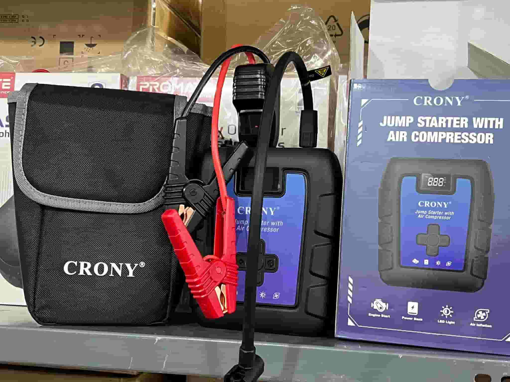  Crony Jump Starter with Air Compressor