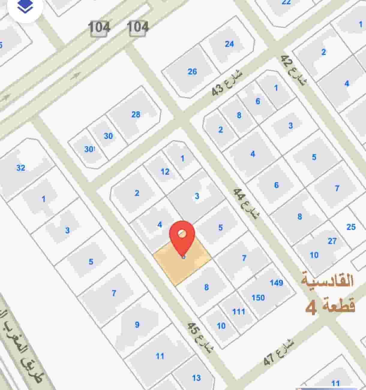 Land for sale in Al Qadisiyah