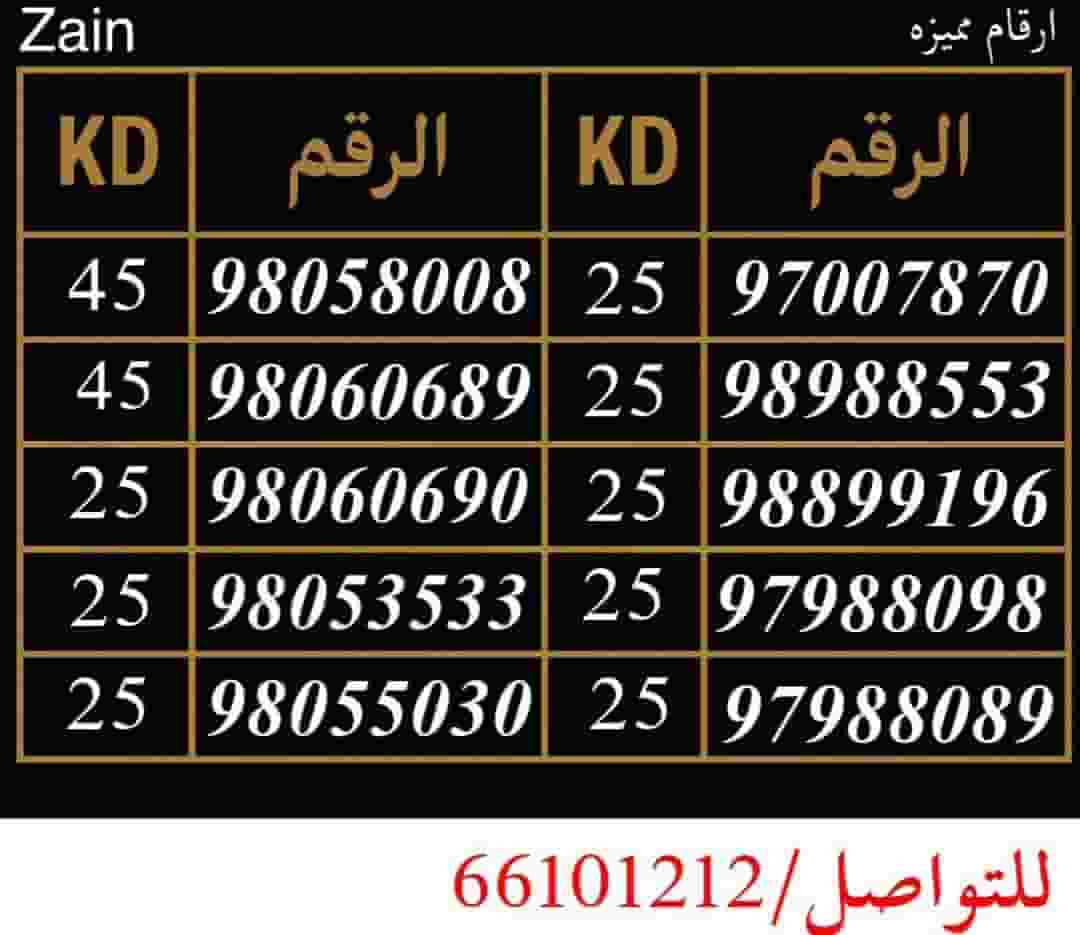 Zain packing numbers