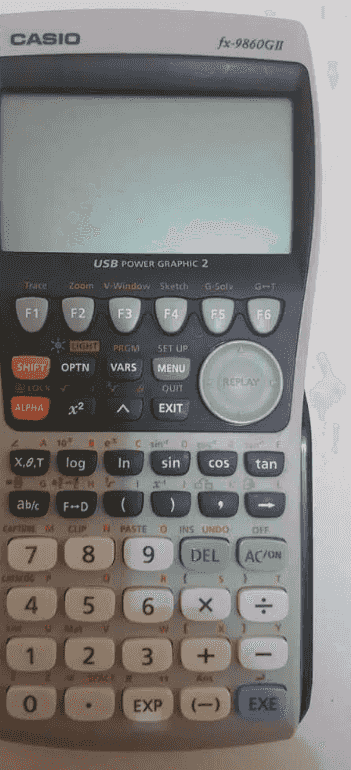 Casio FX-9860GII calculator