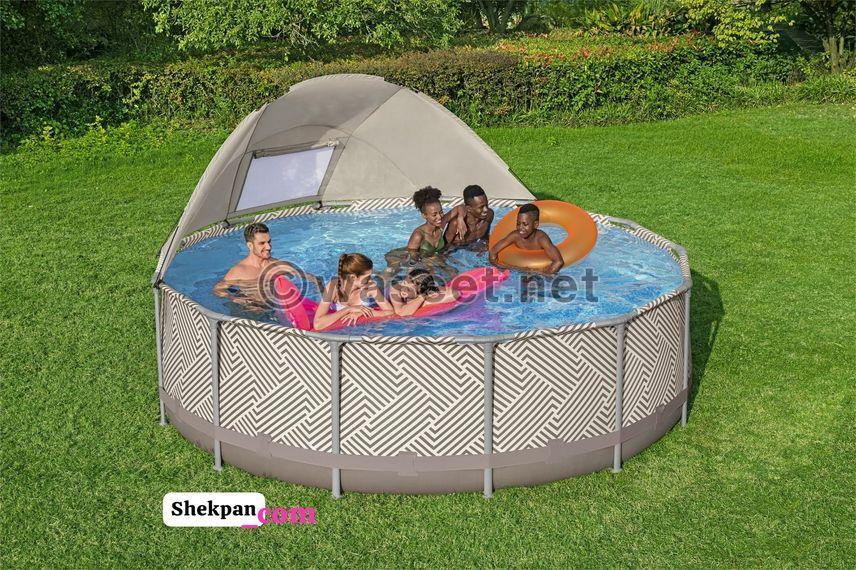 A large selection of swimming pools and accessories  0