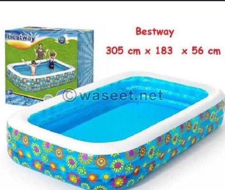 A large selection of swimming pools and accessories  3