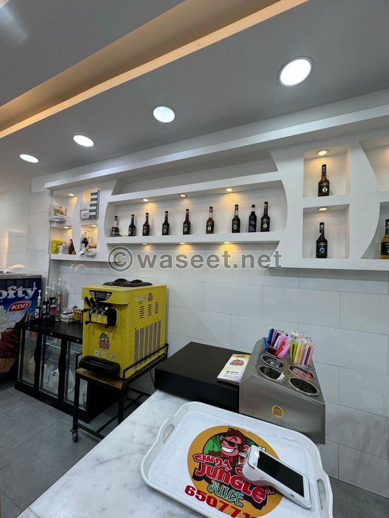 Juice shop for sale in Salmiya, Al Blajat, 43 meters 0