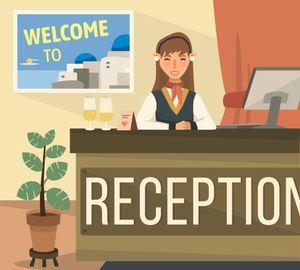 A receptionist is required