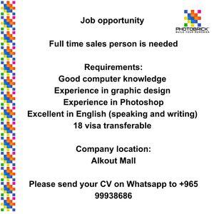 Job Opportunity 