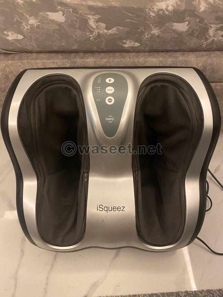 The foot and leg massager is in excellent condition 1