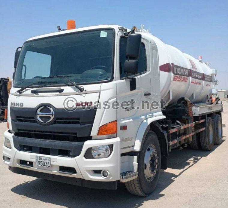 Vacuum oil Hino 500 model 2018 6