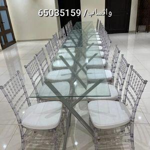 Renting chairs, tables and party supplies