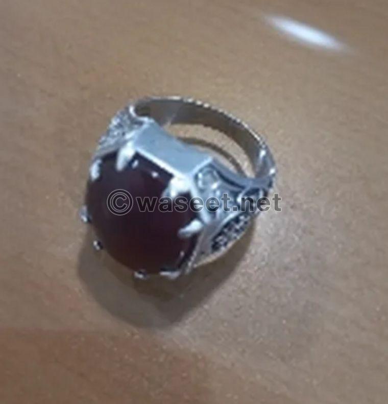 Yemeni agate ring for sale 2