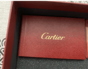 For sale an original Cartier wallet