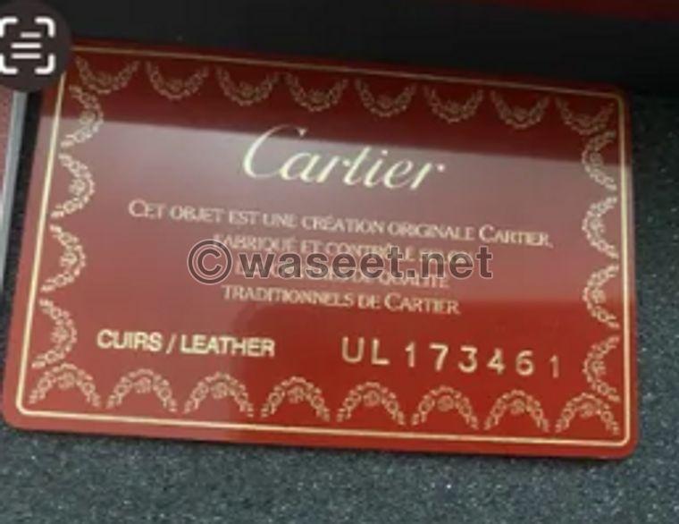 للبيع محفظة كارتييه أصلية Cartier 2