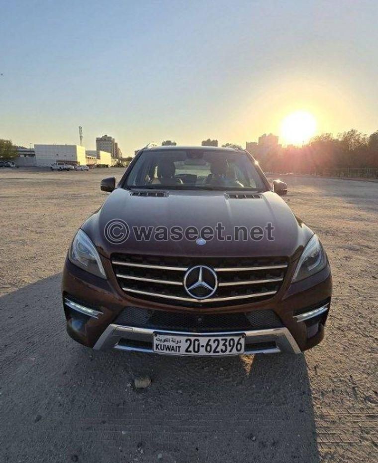 للبيع مرسيدس ML 350 موديل 2013 0