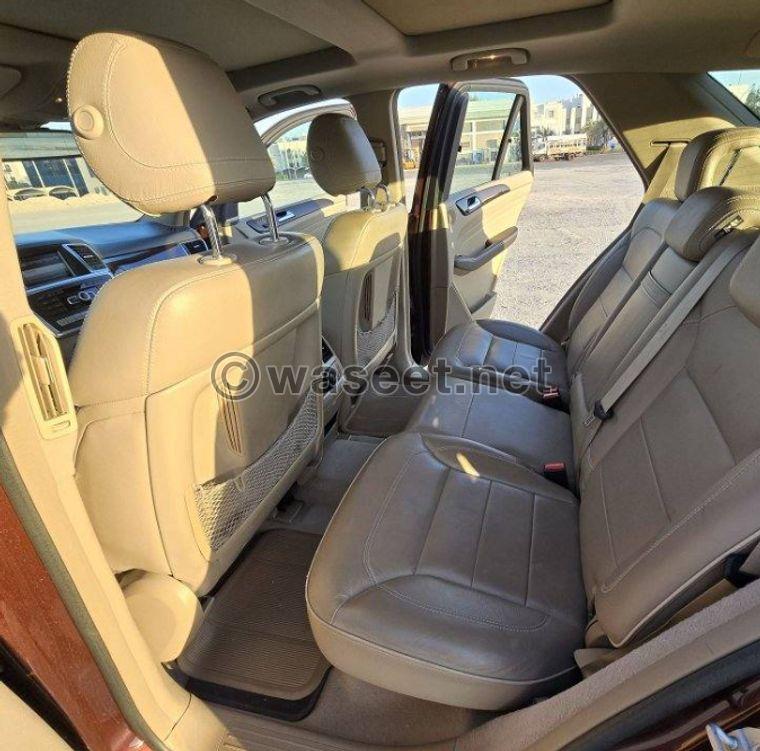 للبيع مرسيدس ML 350 موديل 2013 8