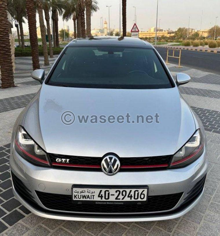 للبيع جولف GTI موديل 2017 0