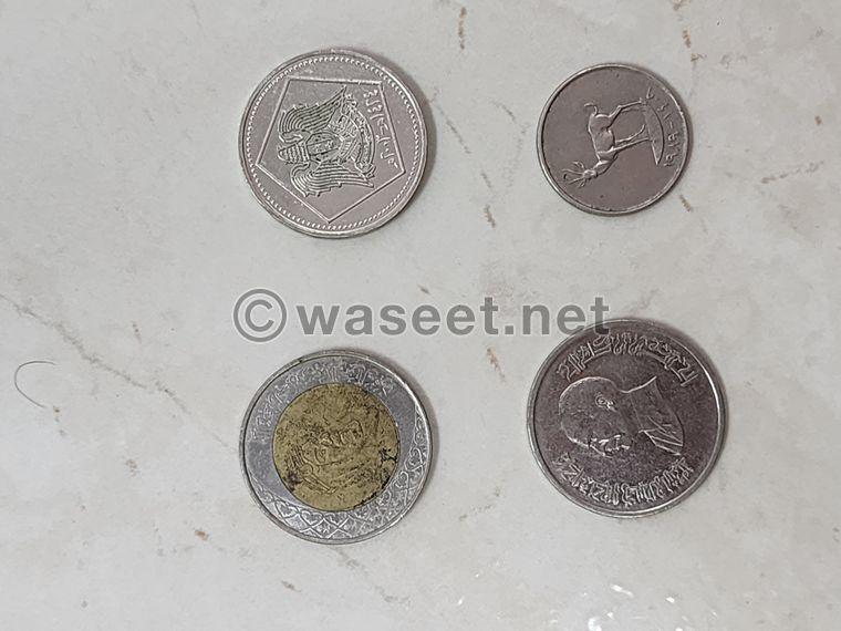 Old paper and metal coins 9