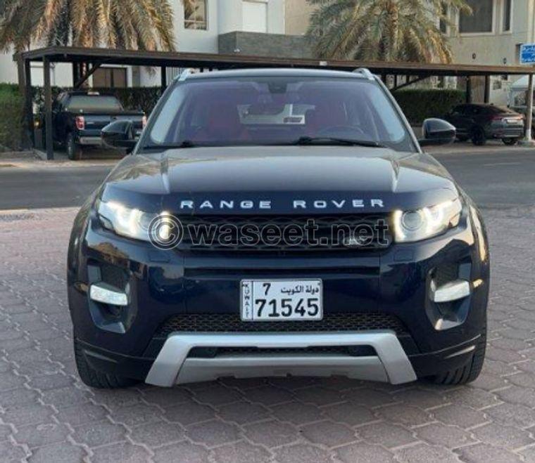 Range Rover Evoque Prestige 2015 model for sale 0