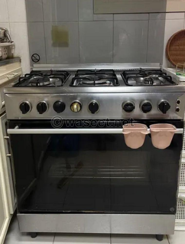 Italian oven with five eyes 0