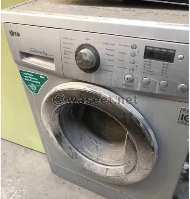 2 washing machines, air conditioner, gas and refrigerator for sale 8