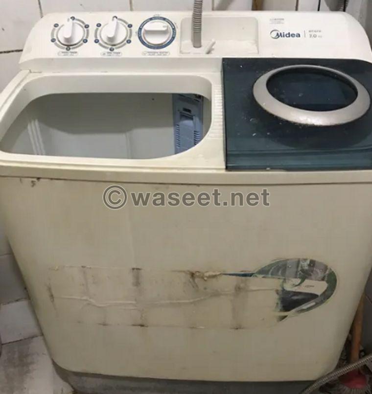 2 washing machines, air conditioner, gas and refrigerator for sale 9