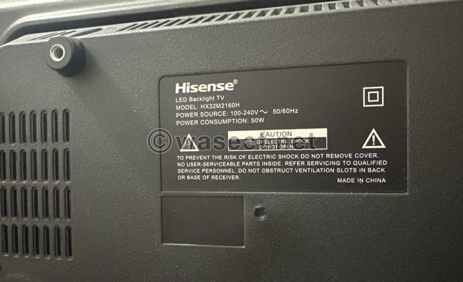 تلفزوين hisense 32 بوصه جديد 3