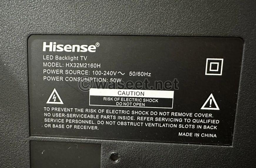 تلفزوين hisense 32 بوصه جديد 4