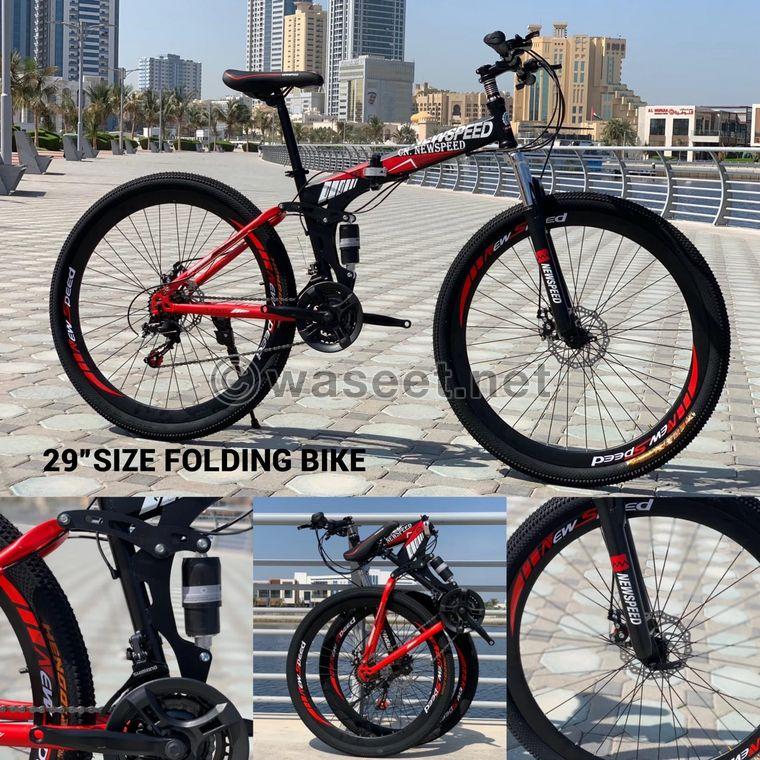 Foldable bicycles size 26zero with a sealed carton   5