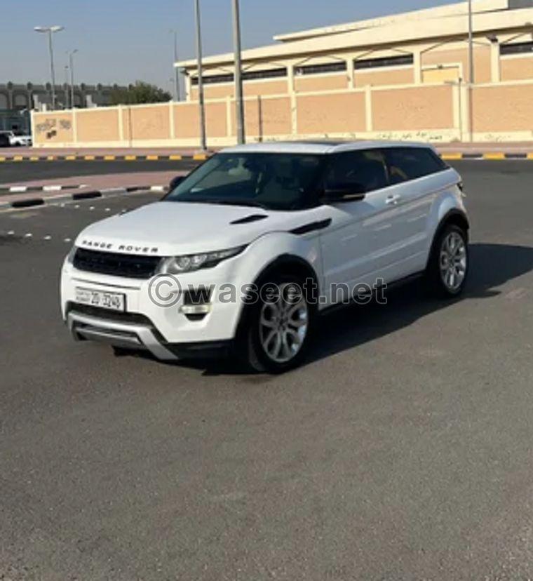 For sale Range Rover Evoque model 2012 4