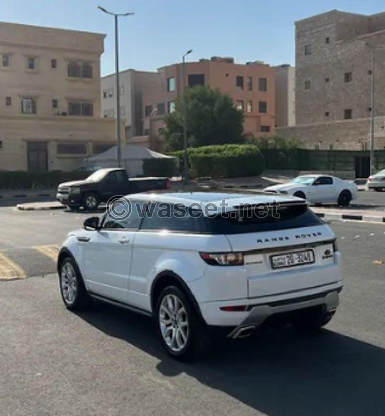 For sale Range Rover Evoque model 2012 5