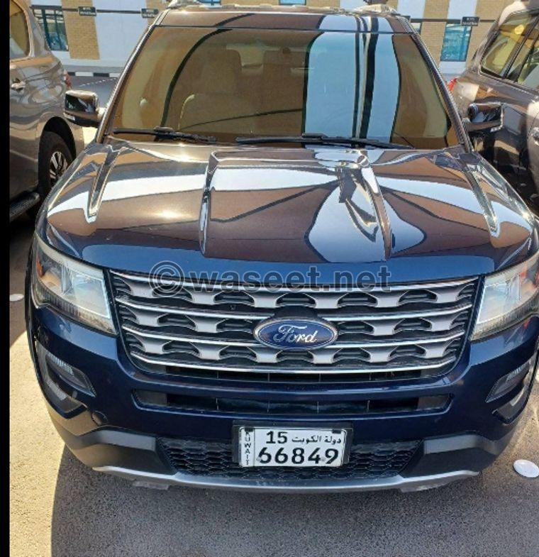 Ford Explorer XLT 2017 model for sale 0